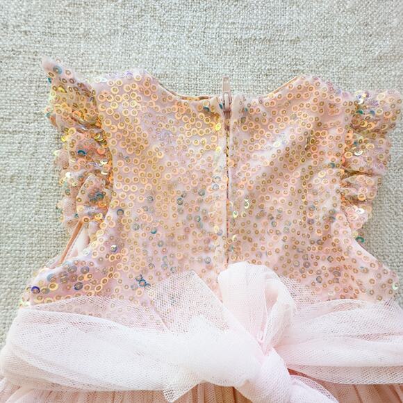 Zunie Pink Sequin & Tulle Unicorn Dress EUC 2 - Picture 9 of 9